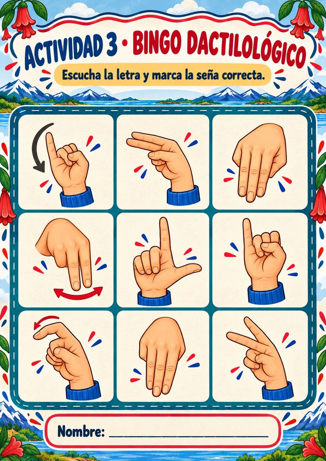 Bingo Dactilológico
