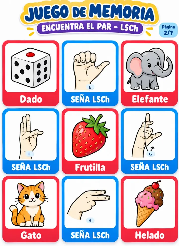 Juego de Memoria LSCh — página 2
